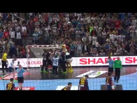 The last penalty of the Semi-Final  : FC Barcelona Handbol - SG Flensburg-Handewitt