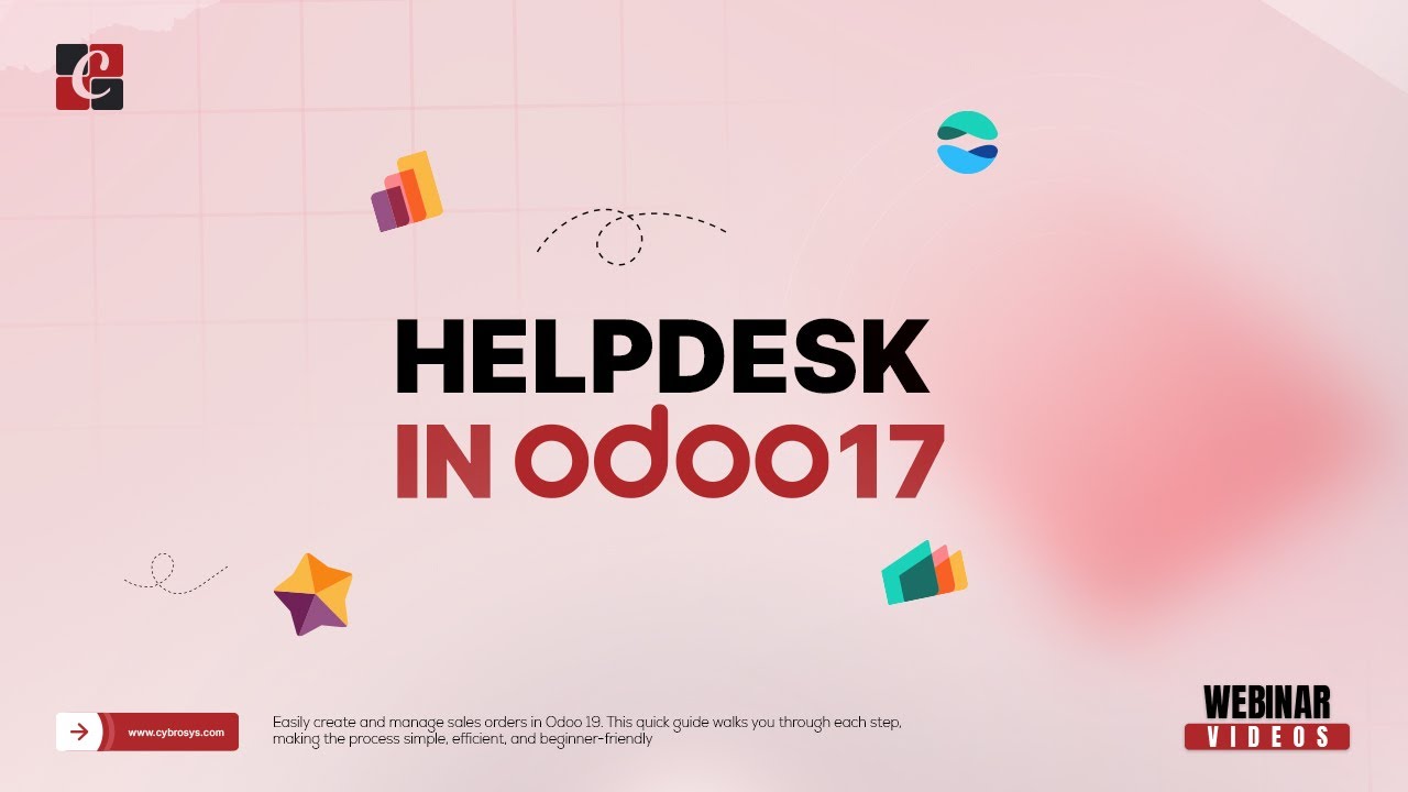 Odoo 17 Helpdesk Webinar 2024 |  Odoo 17 Helpdesk App | Odoo 17 Functional Webinar
