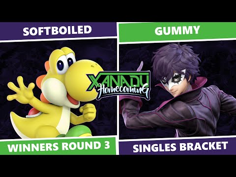 Xanadu Homecoming: Winners Round 3 - SoFtBOILeD (Yoshi) Vs GUMMY (Joker) SSBU Singles