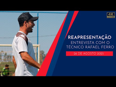Reapresentação do Cianorte FC SAF e Entrevista com o Técnico Rafael Ferro | 26/08/2025 | 4K
