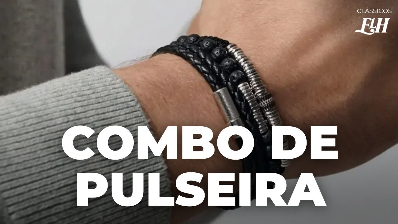 Como usar COMBO DE PULSEIRA MASCULINA