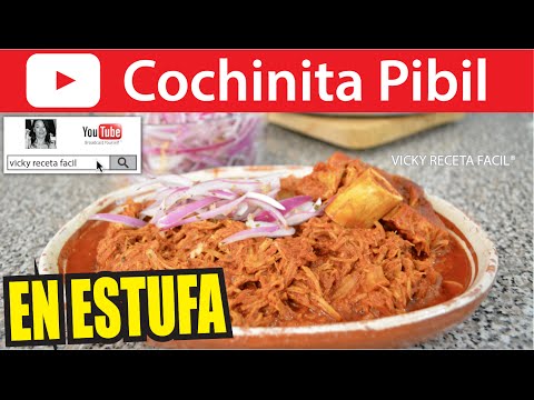 COCHINITA PIBIL EN ESTUFA | #VickyRecetaFacil Video