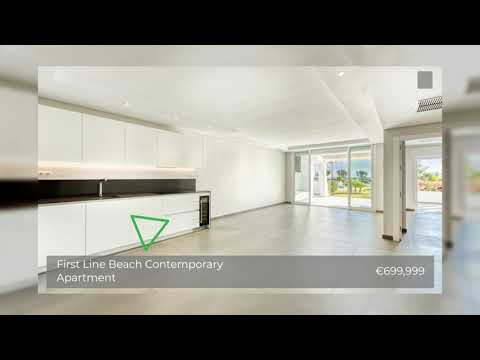 First line beach contemporary apartment