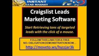 Craigslist Marketing Leads Software Scraper