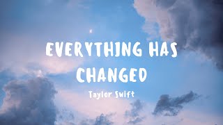 Taylor Swift - Everything Has Changed (Taylor&#39;s Version) ft. Ed Sheeran (Lyrics)