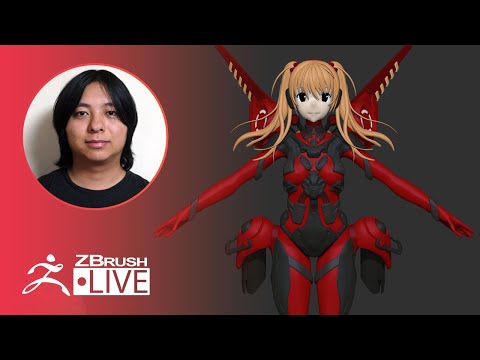 [JA & EN] ZBrush 2021.6 でメカ娘を作る- Pixologic Daisuke Narukawa - Part 3