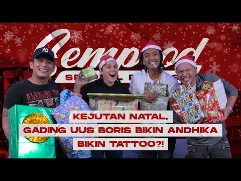 SEMPROD: JADI T-REX, UUS KASIH KEJUTAN NATAL SPESIAL BUAT GADING & BORIS! | ANDHIKA BIKIN TATTOO?!
