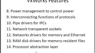 Module 6 VxWork & MicroC RTOS