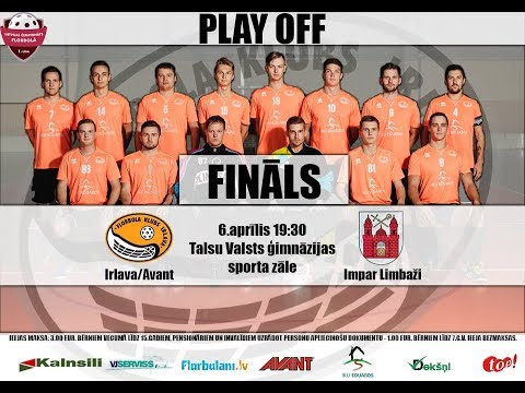 Highlights: Irlava/Avant - Impar Limbaži (florbols, 1.līga, fināls)