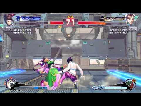 USF4 Steam Juri (SaffronCross)  vs Chun-Li (Carre D'As)