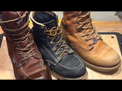 Work boots thoughts and opinions (Red Wing, Thorogood, and Georgia boots)