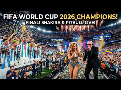 Shakira & Pitbull -  Ole Ole ⚽ FIFA World Cup Anthem 2026 | World Cup Opening Ceremony Full Event 4K