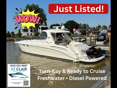 2002 Sea Ray 550 Sundancer Tigress Video
