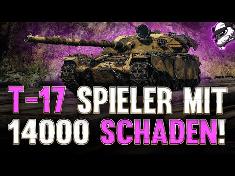 T-17 Spieler mit fast 14.000 Schaden im T95/FV4201 Chieftain [World of Tanks - Gameplay - Deutsch]