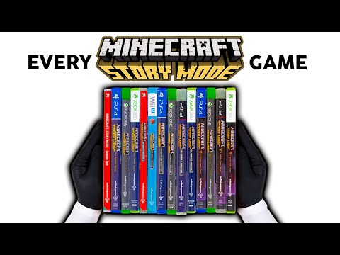 I Unboxed Every MINECRAFT STORY MODE Game EVER