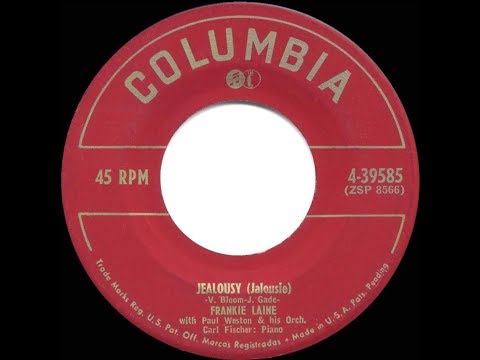 1951 HITS ARCHIVE: Jealousy (Jalousie) - Frankie Laine