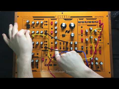 Analogue Solutions Fusebox 3 VCO Analog Monosynth 2010s - Orange image 6