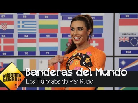 Pilar Rubio se sabe todas las banderas del Mundo - El Hormiguero 3.0