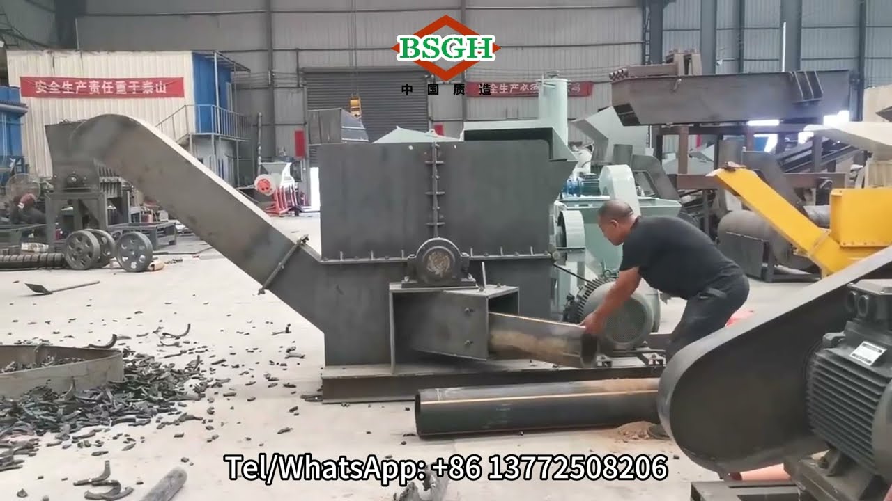 Powerful Pipe Crusher | PVC Pipe Grinder & Plastic Pipe Crusher for Recycling