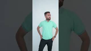 Bright Sea Green Polo T Shirt