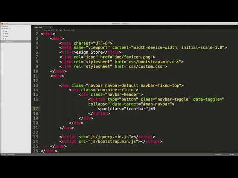 Tutorial Bootsrap 3 Navbar