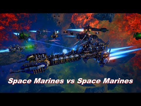 Space Marines vs Space Marines! Rank 153, Heroic Difficulty, 1500 Points - Battlefleet Gothic Armada