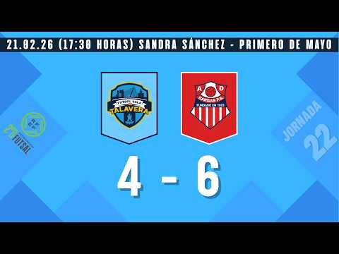 RESUMEN – Entreparéntesis Enertel FS Talavera – AD Bargas – (2ª Div B - Grupo IV – J22 - 25/26)