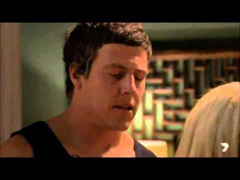 Bricky scene: Brax doesnt want kids. Home and Away 30th June 2014