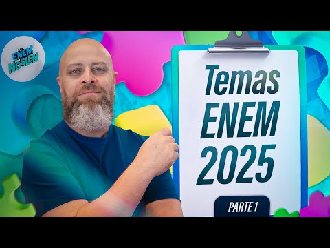 ENEM 2025 ESSAY: See the 5 most LIKELY TOPICS!