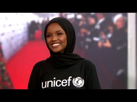 Hijab-wearing model Halima Aden becomes UNICEF ambassador