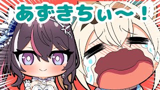 【手描き】重大告知をするいろはちゃんのためにレイドするAZKiちゃん（あずいろてえてえ）【AZKi/風真いろは/ホロライブ】