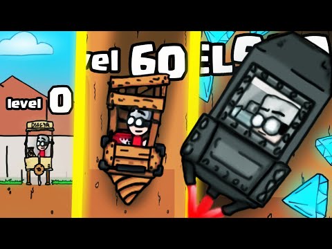 IS THIS THE STRONGEST HIGHEST LEVEL DRILL DIGGER EVOLUTION? (9999+ LASER LEVEL) l Dig2China Video