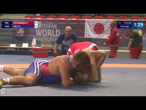 Repechage FS - 76 kg: S. SZYMANSKI (POL) df. S. PALI (HUN), 4-3