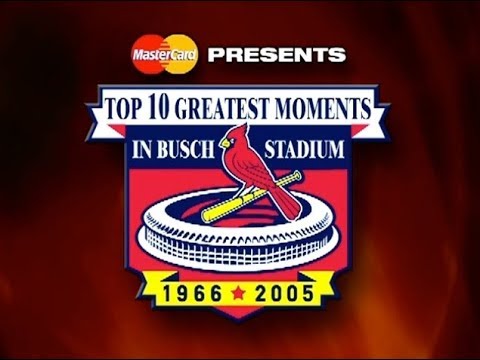 Top Ten Greatest Moments at Busch Stadium II