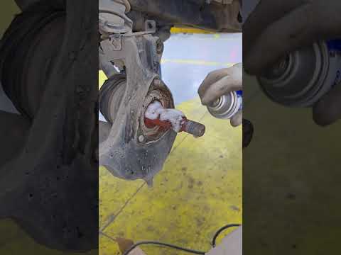 Gmc front wheel bearing noise fixed replacement guide #automotive #diy #garage #mechanic #trick