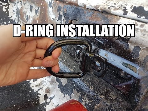 Installing Tie Downs in a Pickup Truck