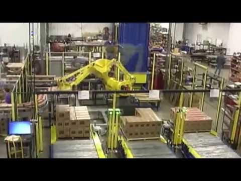 Robotic Palletizer for Cases of Coffee | Massman Automation