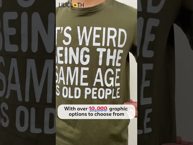 Vídeo relacionado con Its Weird Beeing The Same Age As Old People Sarcasmo Camiseta