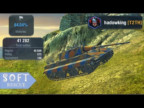 E 50M: 7500 Damage , 4 Frags - WOT BLITZ -