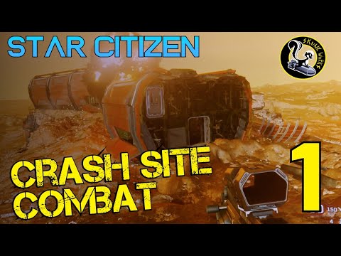 Star Citizen Cinematic ORG BATTLE - 1 -  Crash Site Combat!  - 3.17.1
