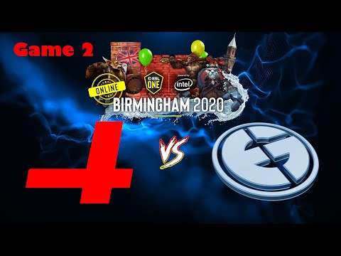 CR4ZY vs EVIL GENIUSES | Game 2 Bo3 Group Stage | ESL One Birmingham 2020 - Online