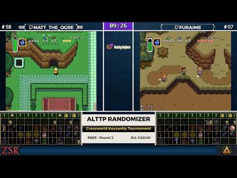 ALttPR Crossworld Keysanity Tournament: WB Round 2 - Matt_the_OGRE vs Furaime