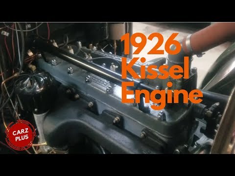 1926 Kissel 6-55 Engine - Kissel Motor Closeup