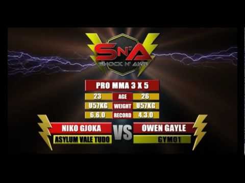 Shock n Awe 10 Owen Gale vs Niko Gjoka