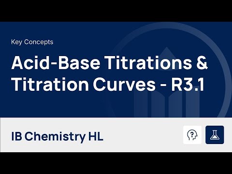 Acid-Base Titrations & Titration Curves [IB Chemistry HL]