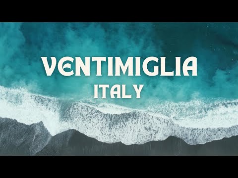 Ventimiglia, Italy - Aerial Cinematic Video 4K