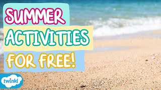 Top FREE Things to Do in the Summer Holidays for Kids | Summer Activity Ideas for Kids