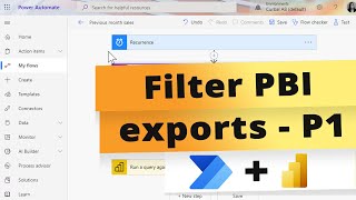 Filter Power BI exports with Power Automate filters | Run a query against a dataset