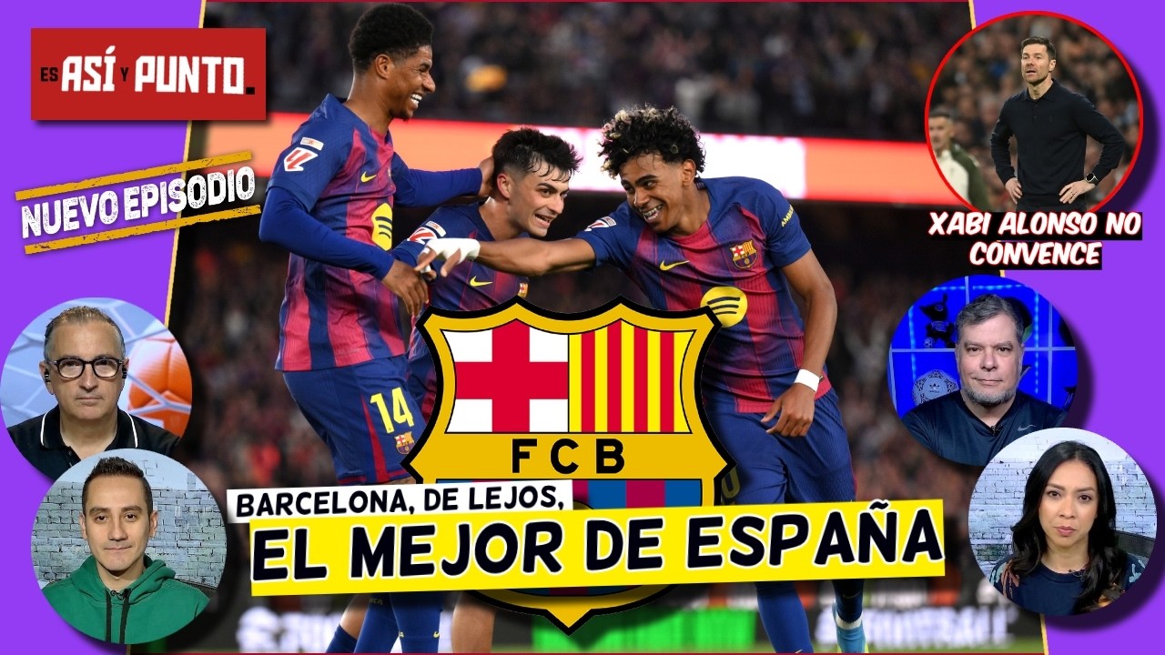 Real Madrid y Atlético están LEJOS del BARCELONA, el MEJOR club de ESPAÑA | Es Así y Punto