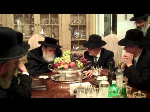Toldos Avrohom Yitzchok Rebbe visits Abraham Schonberger